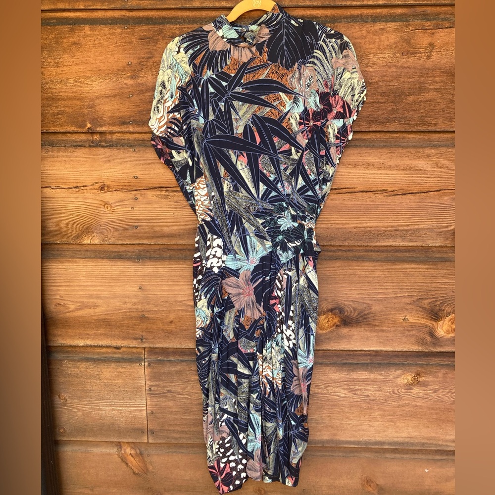 80s Tropical Cocktail Dress